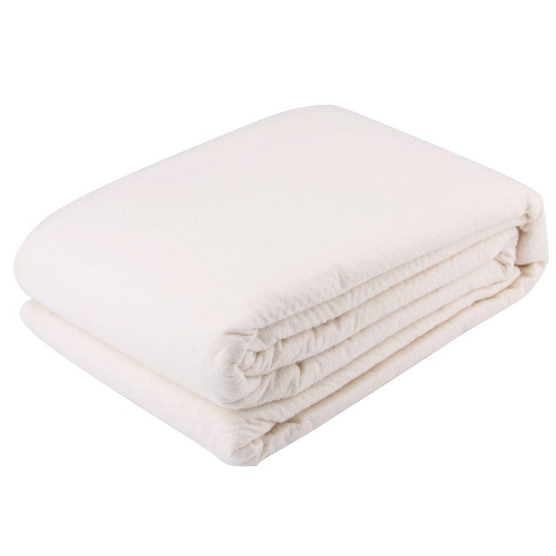 Tosnail 72-Inch x 90-Inch Soft Natural Cotton Batting for Quilts, Craft and Wearable Arts - Image 1
